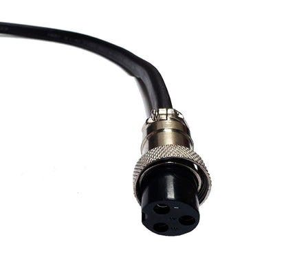 Golf Battery Lead Cable with 3 Pin Round Connector for ProRider, Stowamatic, and More | 300mm with 6mm Eyelets