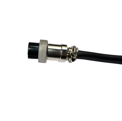 Golf Battery Lead Cable with 3 Pin Round Connector for ProRider, Stowamatic, and More | 300mm with 6mm Eyelets