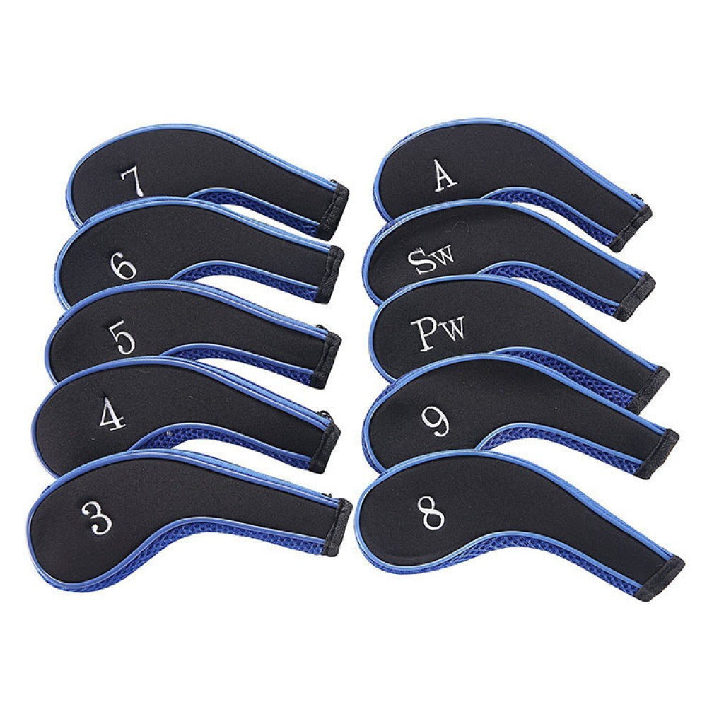 Golf Iron Head Cover Golf Club Headcovers Set of 10 Tour Fit Neoprene  headcover