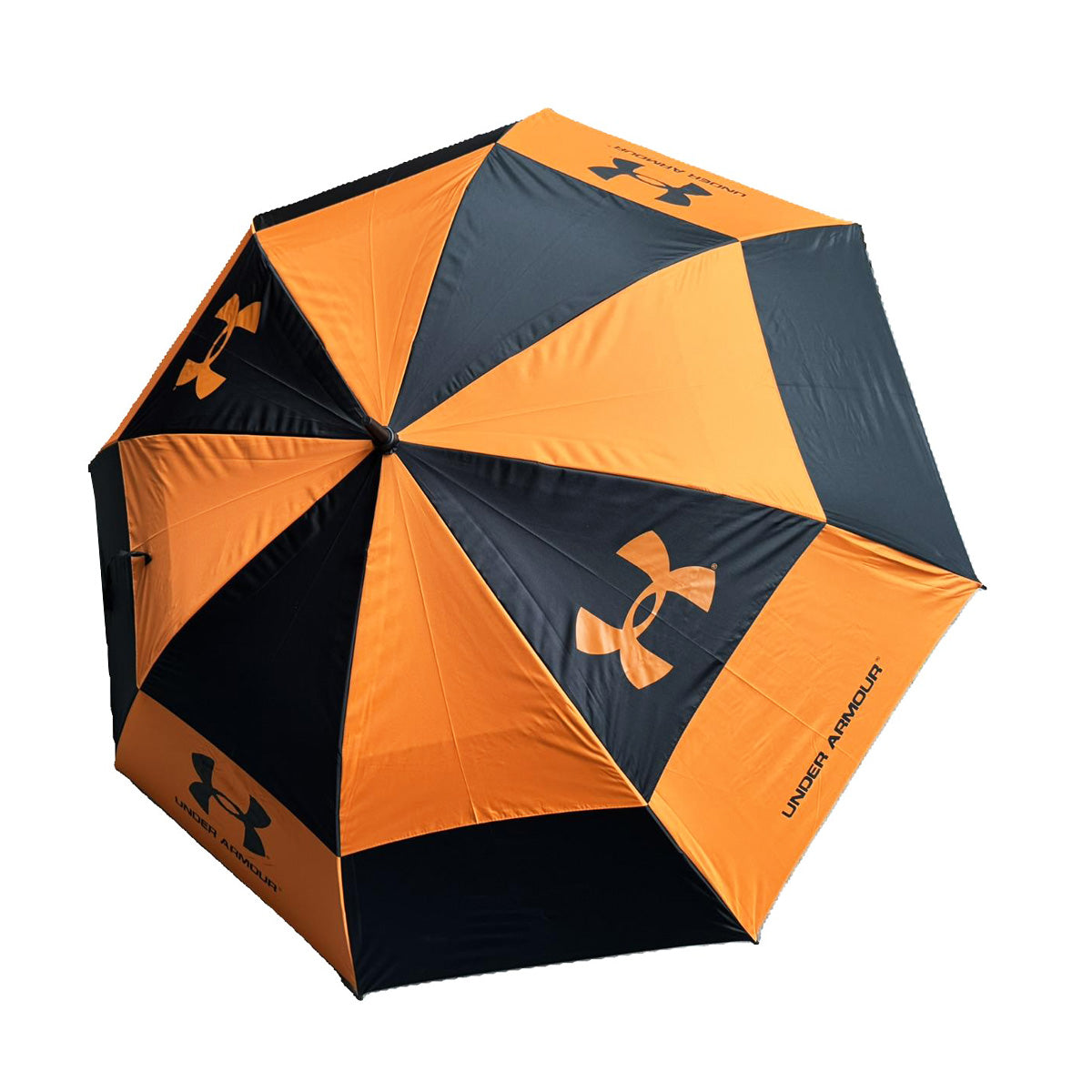 Golf Umbrella 62" Double Canopy Windproof Auto Open Large Golf Umbrella Black/Orange