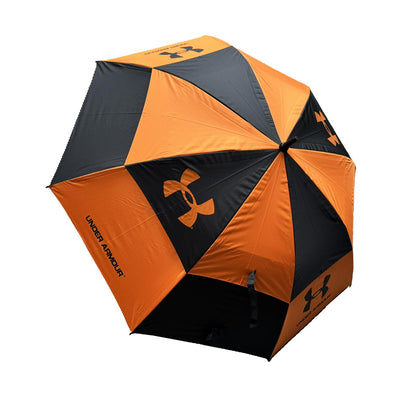 Golf Umbrella 62" Double Canopy Windproof Auto Open Large Golf Umbrella Black/Orange