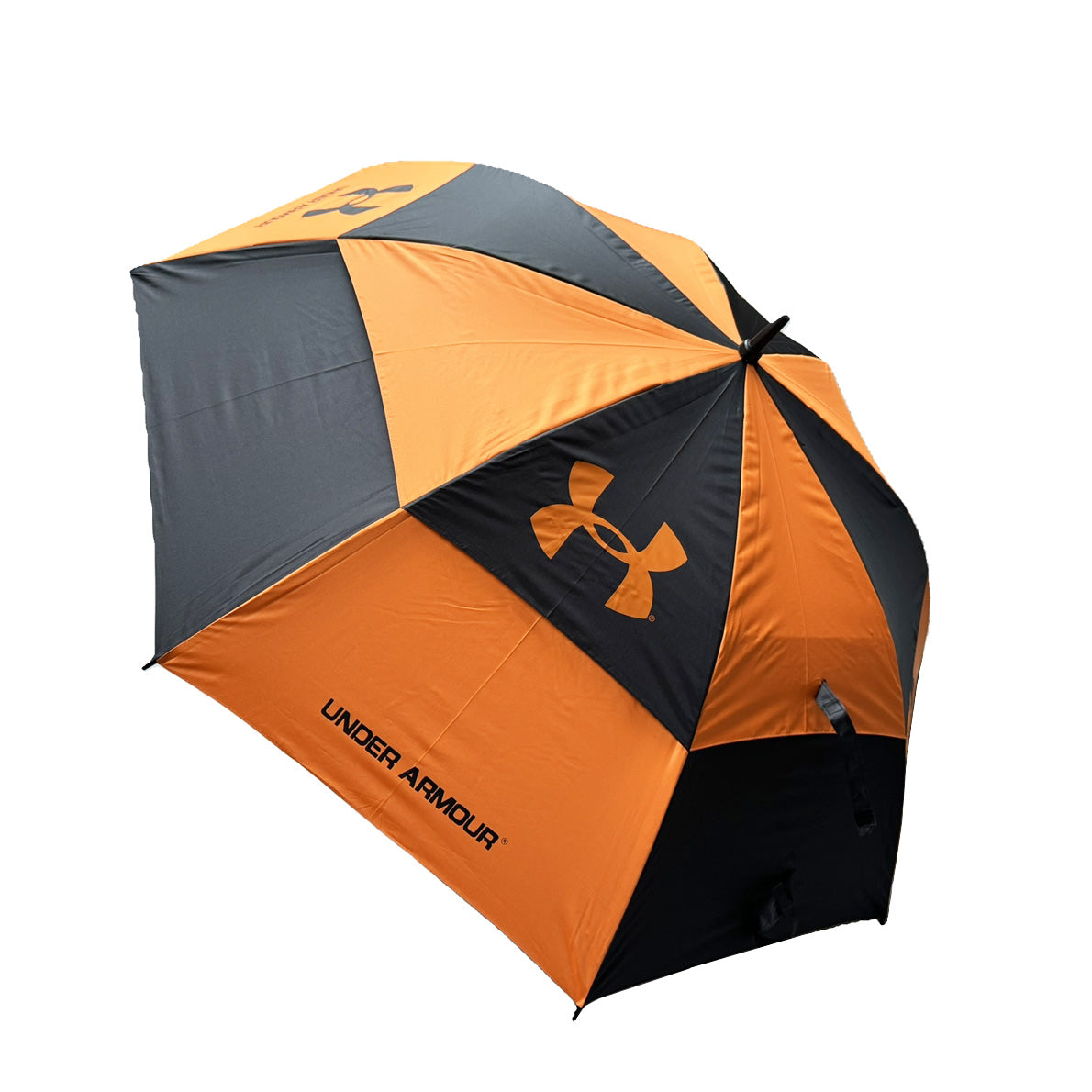 Golf Umbrella 62" Double Canopy Windproof Auto Open Large Golf Umbrella Black/Orange