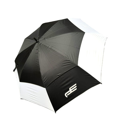 Golf Umbrella 62" Double Canopy Windproof Auto Open Large Golf Umbrella Black/White