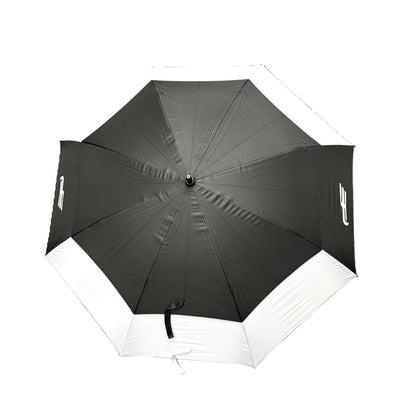 Golf Umbrella 62" Double Canopy Windproof Auto Open Large Golf Umbrella Black/White