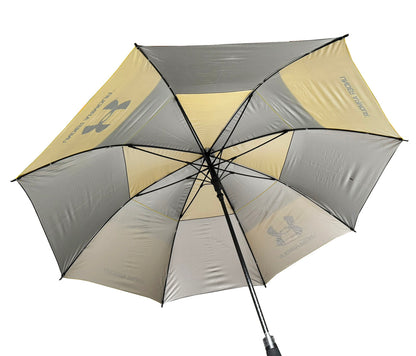 Golf Umbrella 62" Double Canopy Windproof Auto Open Large Golf Umbrella Black/Yellow