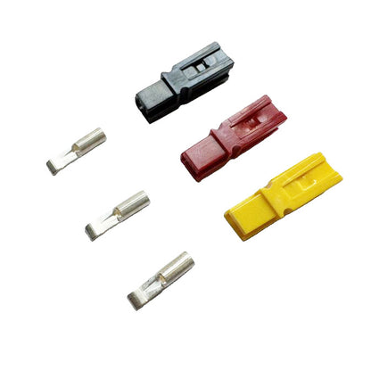 Powakaddy Battery Connector Kit  Black Red Yellow Terminals+Contacts FW3/5/7