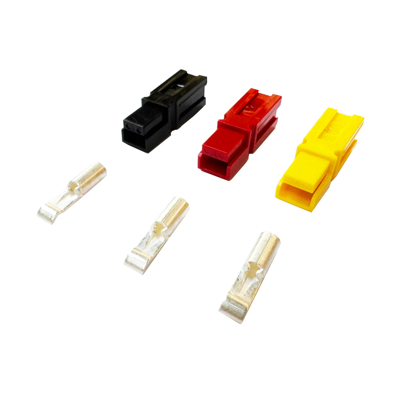 Powakaddy Battery Connector Kit  Black Red Yellow Terminals+Contacts FW3/5/7