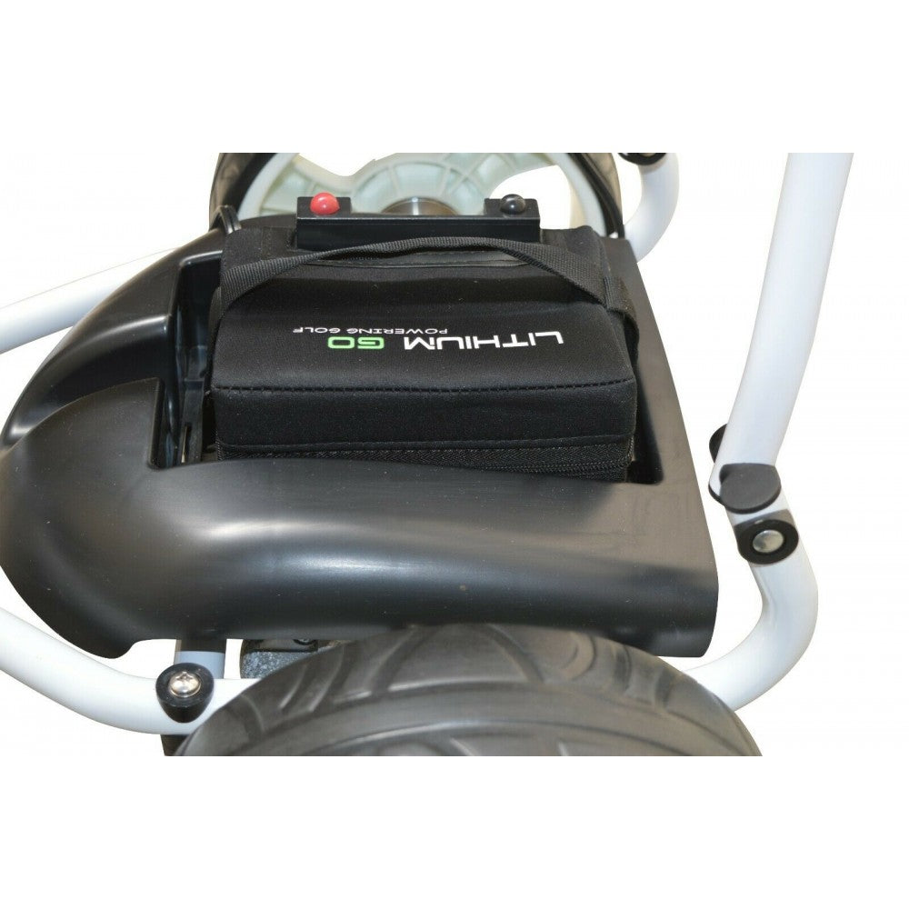 Electric golf trolley online and bag